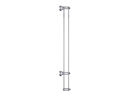 Materiels - Accessoires 10Kg-20Kg - FERRURE TRIO SIMPLIFIEE AVEC ENTRETOISE