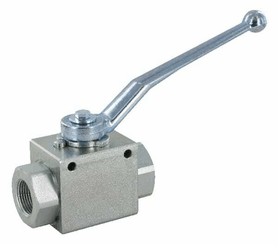 Pièces agricoles - Hydraulique - Vanne à bille 1"BSP + fixation