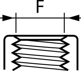 Pièces agricoles - Pièce Pulvérisateur - Porte-buse filetage femelle 1/4", ensemble avec 1 porte-buse et valve anti-goutte