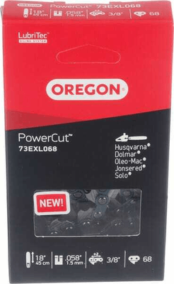 Pièces agricoles - Jardin et forêt pièce adaptable - Chaîne de tronçonneuse 3/8" 1,5mm 68 DL dent à angle droit Oregon