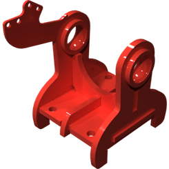 Pièces agricoles - Pièce divers - Support de tendeur RS peinte