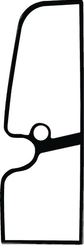 Pièces agricoles - TP pièce adaptable - Vitre de porte gauche