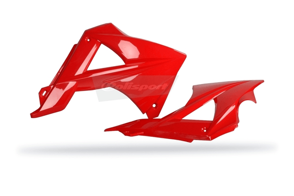 Pièces Quad & Motos - Plastiques - Ouïes de radiateur POLISPORT rouge Gas Gas