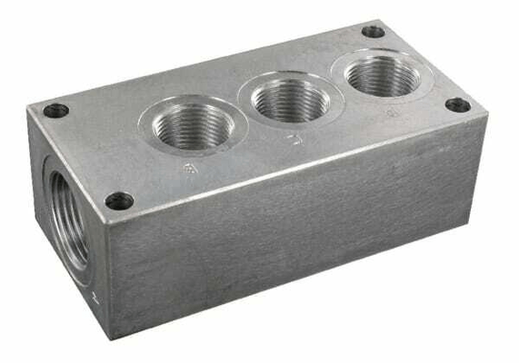 Pièces agricoles - Hydraulique - Bloc de retour 3x3/4" 1x1"