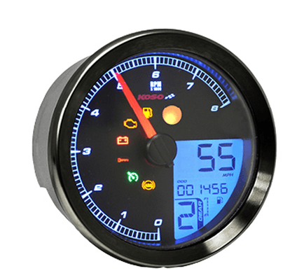 Pièces Quad & Motos - Equipement véhicule - Compteur KOSO HD-01 Noir