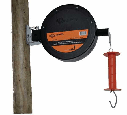 Pièces agricoles - Cloture,Jardin & Sylviculture - Enrouleur de rappel 15 m blanc