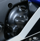 Couvre-carter droit R&G RACING Race Series noir Yamaha YZF-R6
