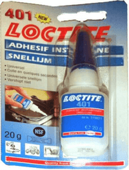 Chimie - Chimie divers - Adhésif instantané 401 - 20gr