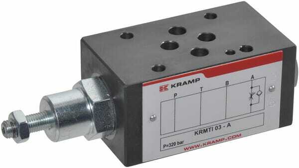 Pièces agricoles - Hydraulique - Clapet antiretour étrangl. NG6