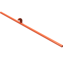 Pièces agricoles - Pièce divers - Tube de maintien 3 m soudé -peint-