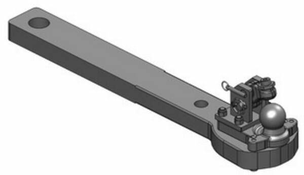 Pièces agricoles - Tracteur pièce adaptable - Barre d'attelage renforcée K80® Challenger MT800/900 avec relevage arrière