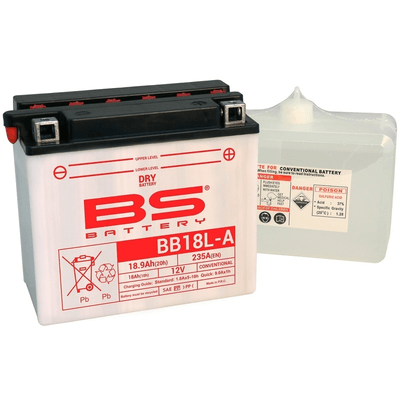 Pièces Quad & Motos - Electrique - Batterie BS BATTERY Haute-performance avec pack acide - BB18L-A