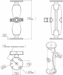 Pièces agricoles - Pièce Pulvérisateur - Kit de fixation complet RAMC