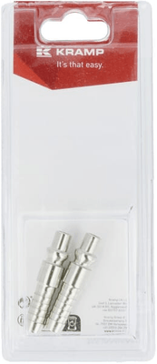 Pièces agricoles - Pièce pneumatique - Connecteur mâle avec embout de tuyau de 8 mm 2x