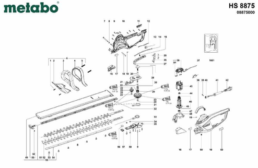 Outils - Outils divers - Taille-haie HS 8875
