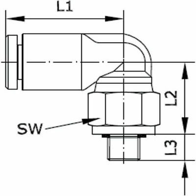 Pièces agricoles - Pièce pneumatique - Raccord vissé