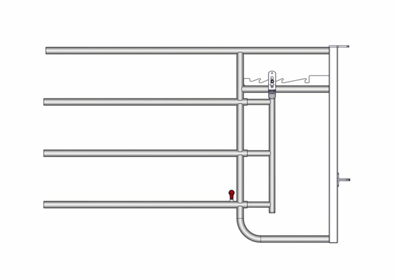 Materiels - Accessoires 200Kg-300Kg - PACK DE 6 AVANTS PASSAGE VEAU EX4 COMPLET