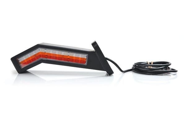 Pièces agricoles - Eclairage - Feu arrière multifonction LED, gauche, rouge/orange/blanc, 12-24 V, 238 x 181 x 72 mm