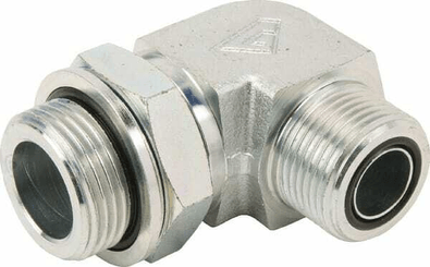 Pièces agricoles - Hydraulique - Coude 90° ORFS1"3/16-BSP1"