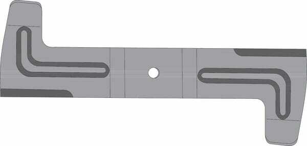 Pièces agricoles - Jardin et forêt pièce adaptable - Lame p/Kubota 422/18,3mm