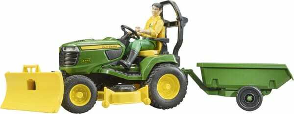 Loisirs - Jouets - Tracteur John Deere avec remorque et jardinier
