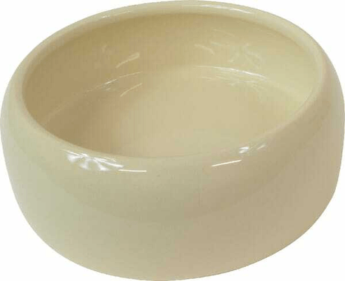 Pièces agricoles - Cloture,Jardin & Sylviculture - Mangeoire porcelaine blanc 1L capacité 1kg Kerbl
