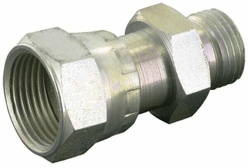 Pièces agricoles - Hydraulique - Nipple M/Fm 1/2" BSP x 1" ORFS