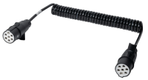 Cordon spiralé plastique 24V 7 pôles, Type S (par 1)