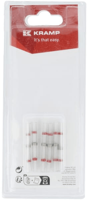 Pièces agricoles - Eclairage - Manchon à souder thermorétractable rouge Ø2,7mm - 0,5-1,0mm² (6)
