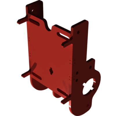 Pièces agricoles - Pièce divers - Bride soudée 180 NS peinte