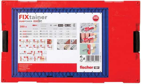 Pièces agricoles - Fasteners - FixTainer DuoPower-DuoTec avec vis / Boite de 200