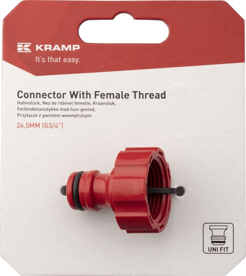 Pièces agricoles - Hydraulique - Raccord femelle pour robinet 3/4"