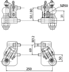 Pièces agricoles - Tracteur pièce adaptable - Directionnel forcé