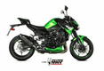 Silencieux MIVV Suono Steel Black/casquette carbonne Kawasaki Z900