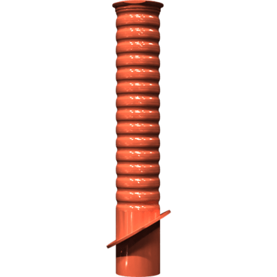 Pièces agricoles - Pièce divers - Tube diffuseur 135-système soudé -peint