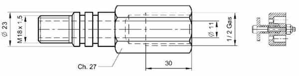 Pièces agricoles - Hydraulique - Protection anti-rupture TC65L < D50