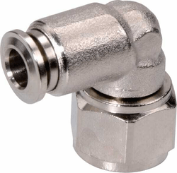 Pièces agricoles - Pièce pneumatique - Raccord enfichable en L 4x1/4"