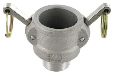 Pièces agricoles - Hydraulique - Camlock Type B filetage mâle 3" en acier inoxydable