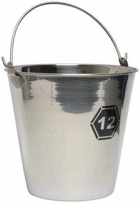 Pièces agricoles - Cloture,Jardin & Sylviculture - Seau, inoxydable 12 l
