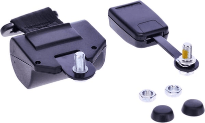 Pièces agricoles - Pièce divers - Ceinture de sécurité noire rétractable 2 points