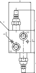 Pièces agricoles - Hydraulique - Limiteur de pression acier