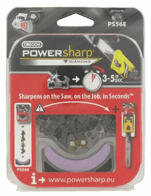 Pièces agricoles - Jardin et forêt pièce adaptable - Chaîne de tronçonneuse 3/8" 1,3mm 56 DL demi-ciseau Powersharp Boite Oregon