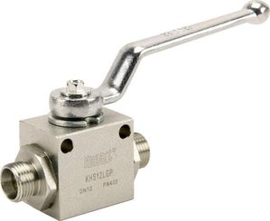 Pièces agricoles - Hydraulique - Robinet à boisseau sphérique 2/2 - M18x1,5