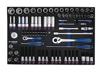 Outils - Outils divers - Module Mousse + PP 1/2 et 1/4" 92 pièces