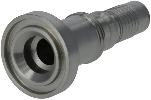 Pièces agricoles - Hydraulique - Raccord à sertir 4SH-DN20 avec bride ø44,5 mm