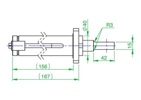 Pièces agricoles - Hydraulique - Vérin changement rapide CW10