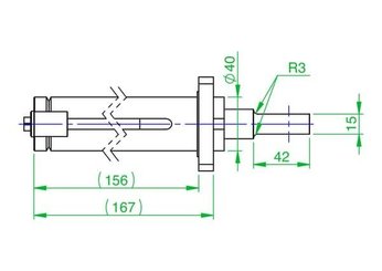 Pièces agricoles - Hydraulique - Vérin changement rapide CW10