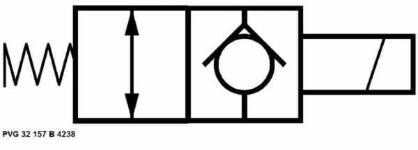 Pièces agricoles - Hydraulique - Clapet de sécurité NO 157B4238