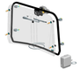 Pare-brise avant SARRAZIN polycarbonate avec essuie-glace CF Moto Zforce