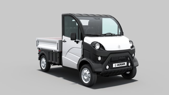 Materiels - Voiture sans permis - Voiture sans permis Aixam E-TRUCK L6E ELEC PLATEAU